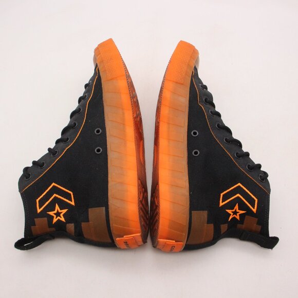 Converse UNT1TL3D High Not A Chuck Men's Size 9 Black Orange Athletic Shoes - Picture 6 of 9
